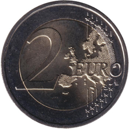 Монета 2 евро. 2024 год, Люксембург. 100 лет со дня введения в обращения монет с изображением литейщика. Монета 2 евро. 2024 год, Люксембург. 100 лет со дня введения в обращения монет с изображением литейщика.