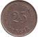 Монета 25 пенни. 1935 год, Финляндия.