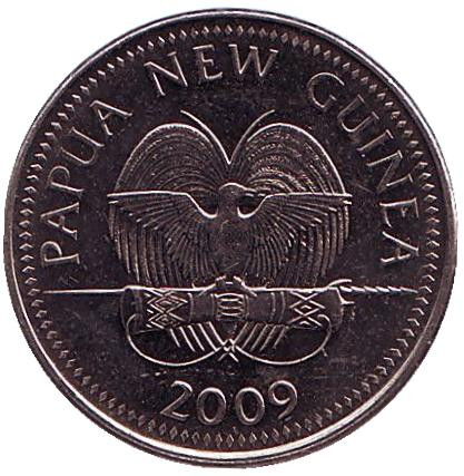 Монета 5 тойа, 2009 год, Папуа-Новая Гвинея. Свиноносая черепаха. Монета 5 тойа, 2009 год, Папуа-Новая Гвинея. Свиноносая черепаха.