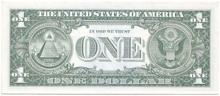Банкнота 1 доллар. 1957 год, США.