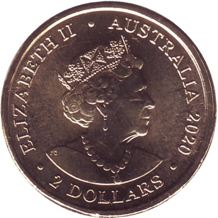 Монета 2 доллара. 2020 год, Австралия. Австралийские пожарные. Монета 2 доллара. 2020 год, Австралия. Австралийские пожарные.