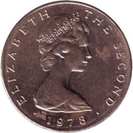 Монета 1 фунт. 1978 год, Остров Мэн. (АА). Трискелион. Монета 1 фунт. 1978 год, Остров Мэн. (АА). Трискелион.