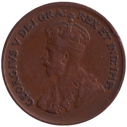 Монета 1 цент. 1931 год, Канада.
