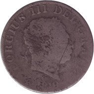 Монета 1/2 кроны. 1819 год, Великобритания. Монета 1/2 кроны. 1819 год, Великобритания.