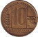 Монета 10 сентаво. 1942 год, Аргентина. (Алюминиевая бронза)