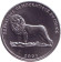Монета 25 сантимов. 2002 год, Демократическая Республика Конго. Гиеновидная собака.