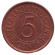 Монета 5 центов. 1987 год, Маврикий. Монета 5 центов. 1987 год, Маврикий.