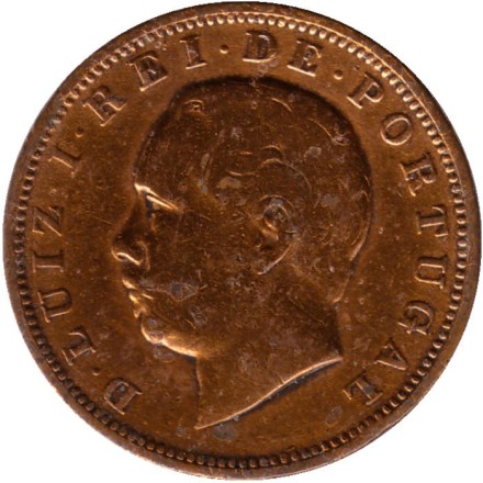 Монета 20 рейсов. 1883 год. Португалия. Монета 20 рейсов. 1883 год. Португалия.