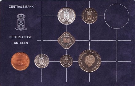 Годовой набор монет 1983 года. (6 шт., с жетоном), Нидерландские Антильские острова.