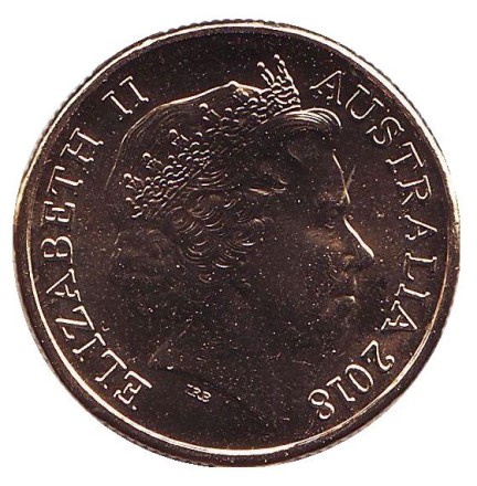 Монета 1 доллар. 2018 год, Австралия. XXI Игры содружества 2018. Велоспорт, Регби, Худ.гимнастика, Плавание, Горный велосипед, Стрельба.