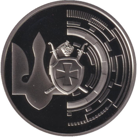 Монета 5 гривен. 2024 год, Украина. Управление государственной охраны Украины.