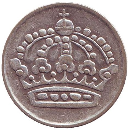 Монета 50 эре. 1957 год, Швеция. Монета 50 эре. 1957 год, Швеция.