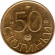 Монета 50 стотинок. 1992 год, Болгария.