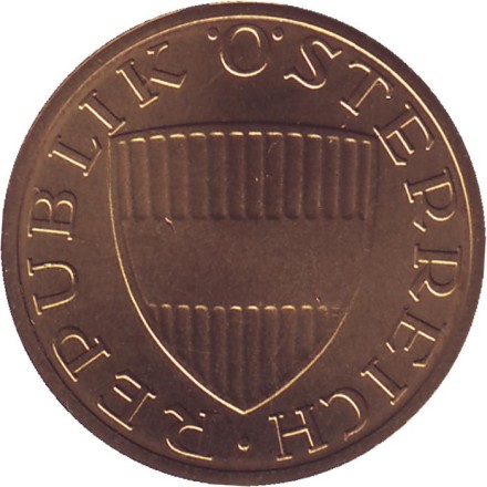 Монета 50 грошей. 2001 год, Австрия. Монета 50 грошей. 2001 год, Австрия.