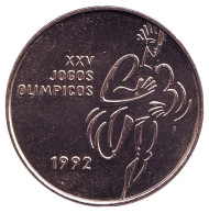 Монета 200 эскудо. 1992 год, Португалия. XXV летние Олимпийские игры. Барселона 1992. Монета 200 эскудо. 1992 год, Португалия. XXV летние Олимпийские игры. Барселона 1992.