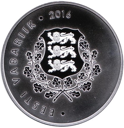 Монета 10 евро. 2016 год, Эстония. XXXI летние Олимпийские Игры в Рио-де-Жанейро 2016 года.