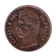 Монета 1/4 франка. 1830 год (А), Франция. Карл X. Монета 1/4 франка. 1830 год (А), Франция. Карл X.