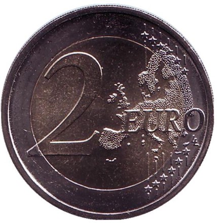 Монета 2 евро. 2018 год, Латвия. Земгале. Исторические области Латвии.