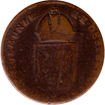 Монета 1 крейцер. 1816 год, Австрийская империя. Монета 1 крейцер. 1816 год, Австрийская империя.