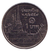 Монета 1 бат. 2016 год, Таиланд. Храм Изумрудного Будды. Монета 1 бат. 2016 год, Таиланд. Храм Изумрудного Будды.