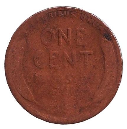 Монета 1 цент. 1928 год (S), США. Линкольн.