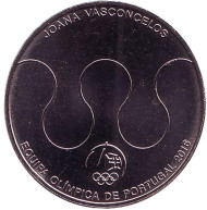 Монета 2,5 евро. 2015 год, Португалия. Олимпийские игры в Рио. Монета 2,5 евро. 2015 год, Португалия. Олимпийские игры в Рио.
