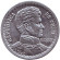 Монета 1 песо. 1955 год, Чили. aUNC. Бернардо О’Хиггинс. Монета 1 песо. 1955 год, Чили. aUNC. Бернардо О’Хиггинс.