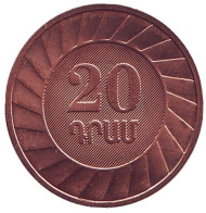Монета 20 драмов. 2003 год, Армения. Монета 20 драмов. 2003 год, Армения.