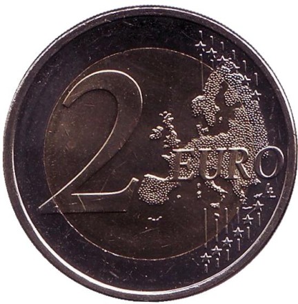 Монета 2 евро. 2010 год, Словения. 200 лет ботаническому саду в Любляне. Монета 2 евро. 2010 год, Словения. 200 лет ботаническому саду в Любляне.