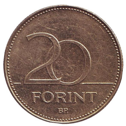 Монета 20 форинтов. 2012 год, Венгрия. Венгерский ирис. Монета 20 форинтов. 2012 год, Венгрия. Венгерский ирис.