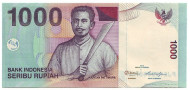 Банкнота 1000 рупий, 2013 год, Индонезия.
