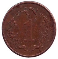 Монета 1 цент. 1989 год, Зимбабве. Монета 1 цент. 1989 год, Зимбабве.
