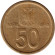 Монета 50 пара. 2000 год, Югославия. Из обращения. Монета 50 пара. 2000 год, Югославия. Из обращения.