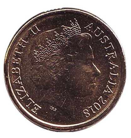 Монета 2 доллара. 2018 год, Австралия. XXI Игры содружества 2018. Эмблема.