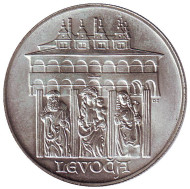 Монета 50 крон, 1986 год, Чехословакия. Левоча. Монета 50 крон, 1986 год, Чехословакия. Левоча.