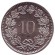Монета 10 раппенов. 2007 год, Швейцария. Монета 10 раппенов. 2007 год, Швейцария.