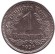 Монета 1 рейхсмарка. 1934 год, Германия (Третий Рейх). (F). Монета 1 рейхсмарка. 1934 год, Германия (Третий Рейх). (F).