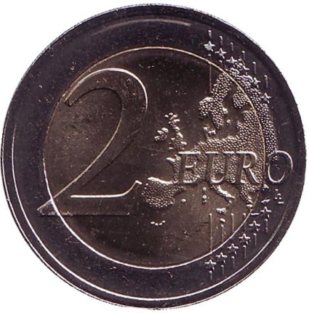 Монета 2 евро. 2018 год, Эстония. 100 лет Эстонской Республике.