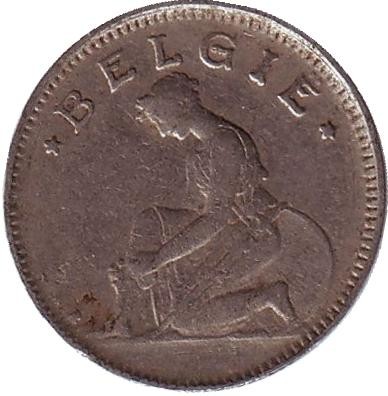 Монета 50 сантимов. 1928 год, Бельгия. (Belgie) Монета 50 сантимов. 1928 год, Бельгия. (Belgie)